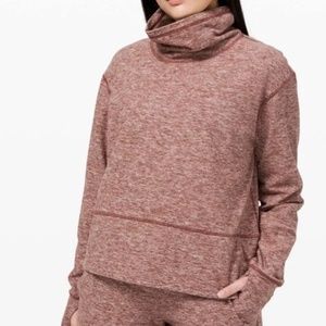 Ready to Rulu Fleece Pullover Heathered Savannah